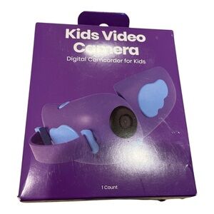 NEW GEMS Kids Video Purple Camera: 3 Megapixels, 720p, Micro USB, 2'' Screen